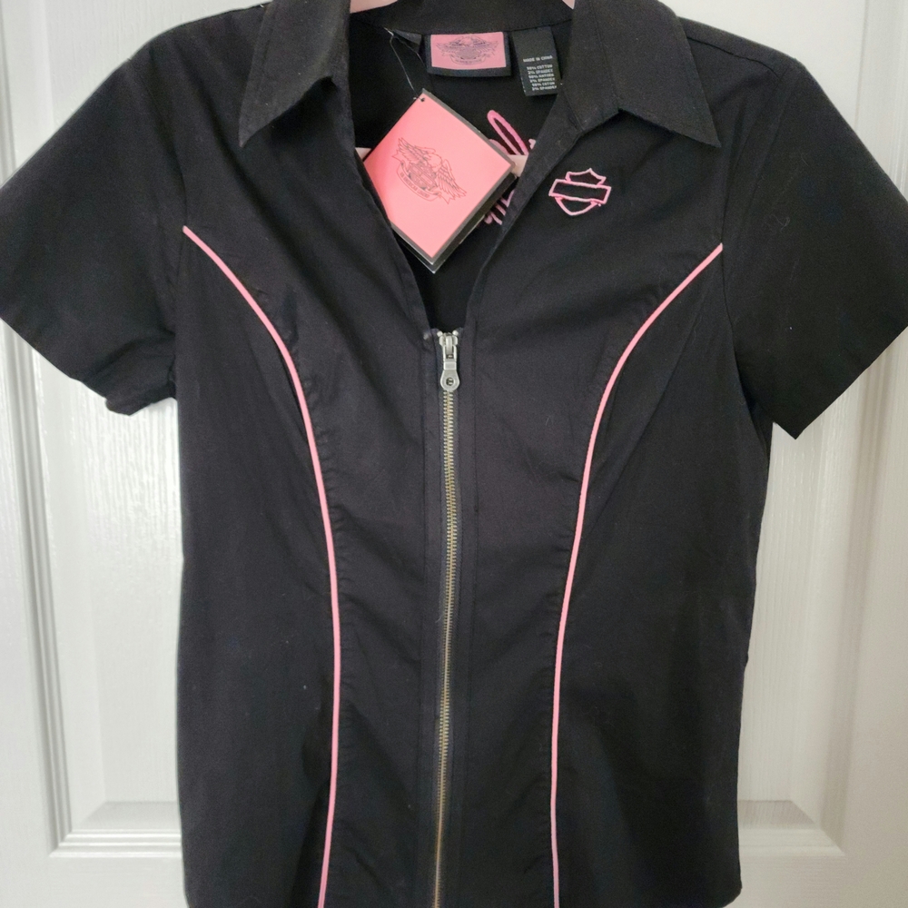 Black and Pink Shirt